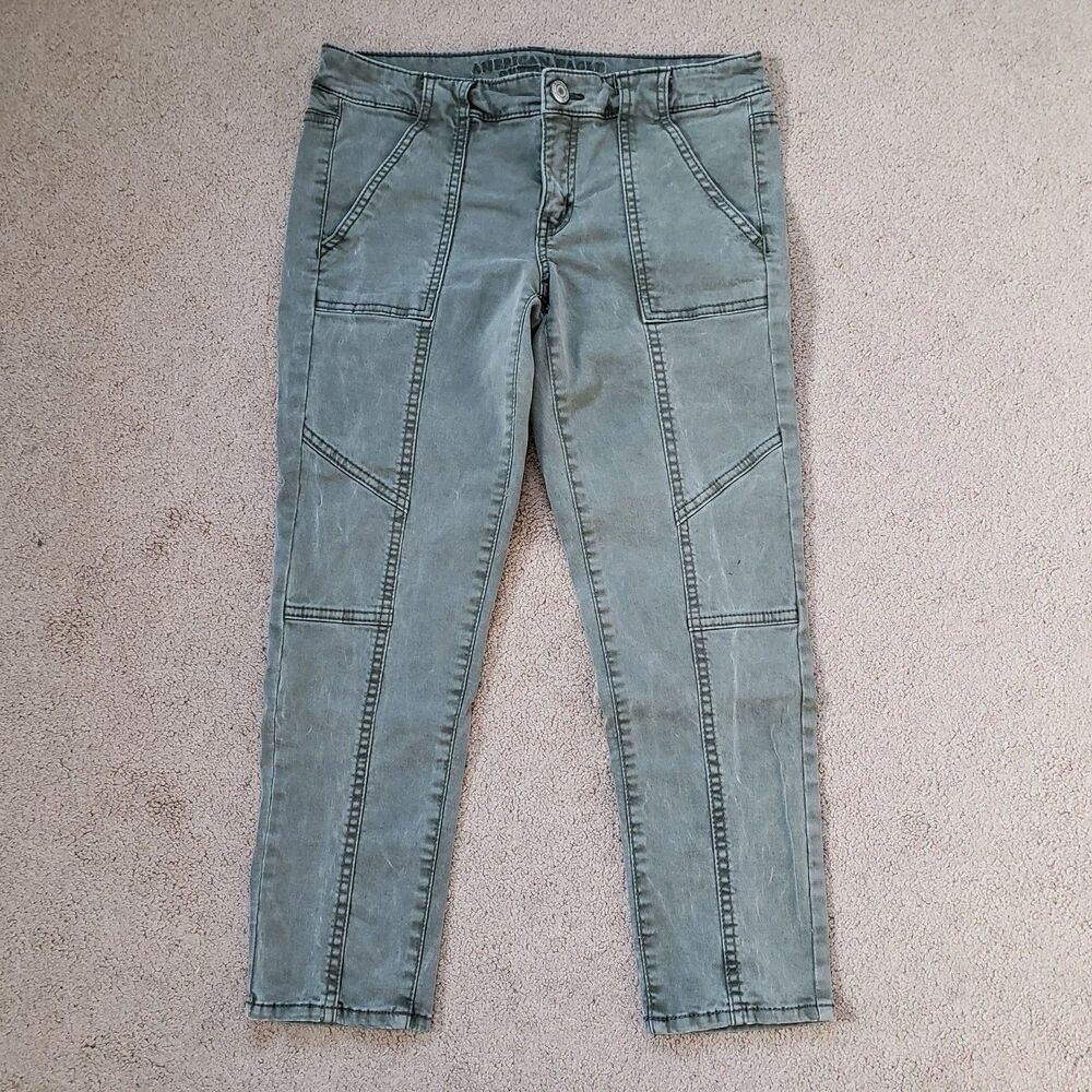 American Eagle Outfitters Olive Green Utility Pants